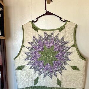 Handmade Quilted Star Pattern Vest